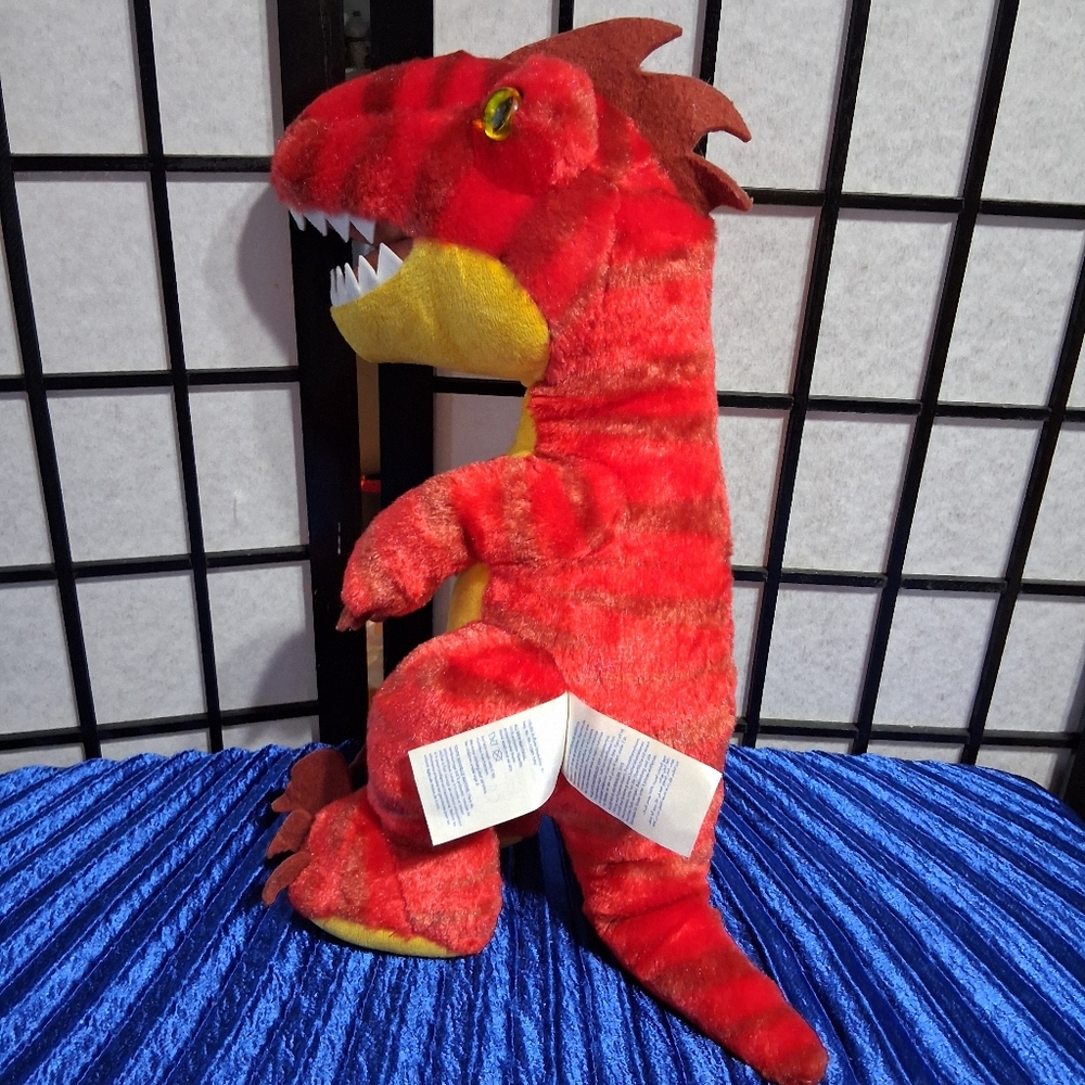 Red Raptor Stuffed Animal / Build-A-Bear - Picture 11 of 14